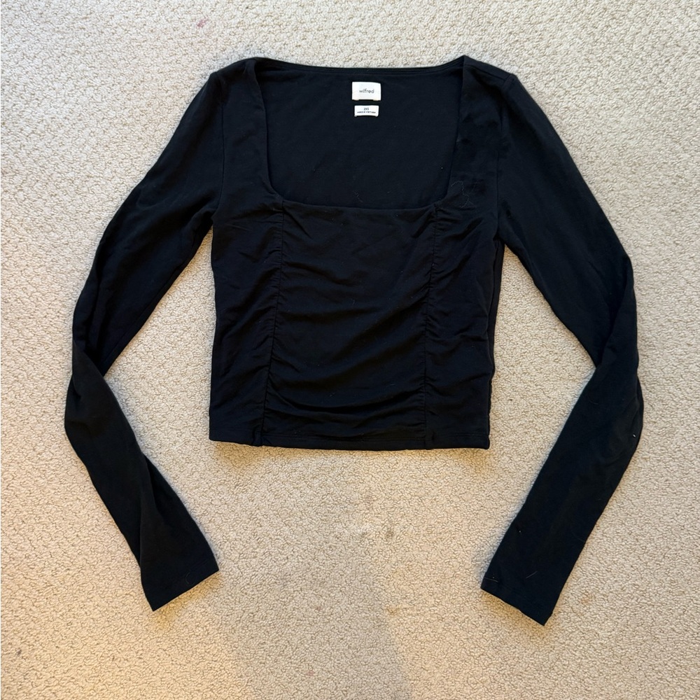 Aritizia Wilfred Lydia Top size 2XS black